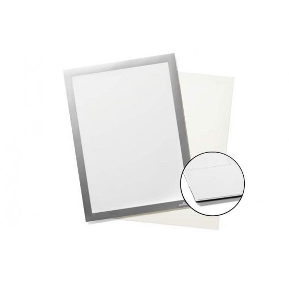 POCHETTE AUTO AGRIPPANTE A4 ARGENT