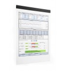 SUSPENSION MAGNETIQUE A FIXATION ADHESIVE NOIR 210mm