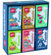 PUZZLES CARTON PRESENTOIR DE 6 PUZZLES