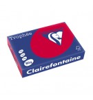 RAMETTE 500F REPRO CLAIREFONTAINE 80G A4 ROUGE GROSEILLE