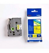 BROTZ641-ruban-titreuse-brother-18mm-noir-fond-jaune