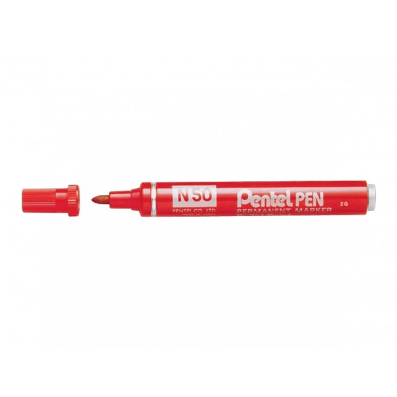 ECRN50R-marqueur-permanent-pentel-n50-rouge---pointe-ogive