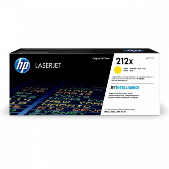 HP CARTOUCHE LASER 212X JAUNE W2122X