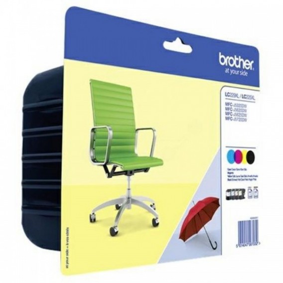 MULTIPACK BROTHER JET D'ENCRE LC229XL 4 COULEURS