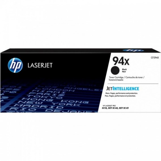 HP CARTOUCHE LASER 94X NOIRE CF294X