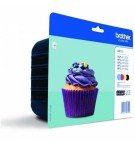 MULTIPACK BROTHER JET D'ENCRE LC123VALBP 4 COULEURS