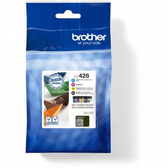 MULTIPACK BROTHER JET D'ENCRE LC426VAL 4 COULEURS