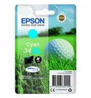 EPSON CARTOUCHE JET D'ENCRE BALLE DE GOLF C13T347240 CYAN 34XL