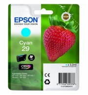 EPSON CARTOUCHE JET D'ENCRE FRAISE C13T298240 CYAN 29