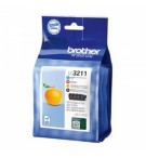 BROTHER MULTIPACK JET D'ENCRE LC3211VAL 4 COULEURS