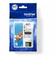 BROTHER MULTIPACK JET D'ENCRE LC421VAL 4 COULEURS