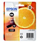 EPSON CARTOUCHE JET D'ENCRE 33 ORANGE C13T33414012 NOIR PHOTO