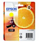 EPSON CARTOUCHE JET D'ENCRE 33 ORANGE C13T3344012 JAUNE