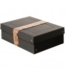 BOITE PUREBOX NOIRE A4 100mm