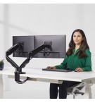 BRAS PORTE ECRAN DOUBLE EPPA NOIR