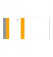 BLOC VENDEUR A SOUCHE ORANGE 100 FEUILLES