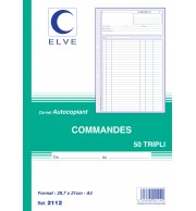 MANIFOLD "COMMANDES" TRIPLI 21X29.7cm