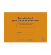 Carnet de bord pour véhicules de service ELVE orange