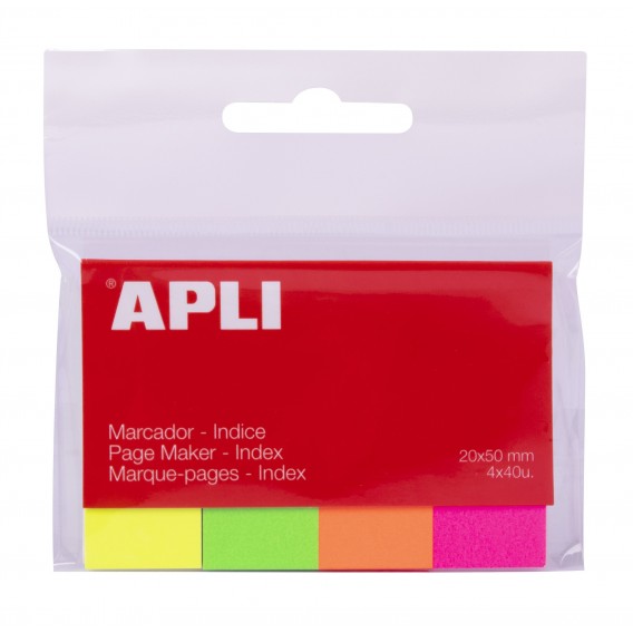 MARQUE PAGES PQT 4X40 INDEX 20X50mm