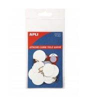 ATTACHES TOILEES GOMMEES - SACHET DE 10