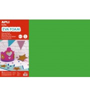 MOUSSE DE COULEUR VERTE - PAQUET DE 5 PLANCHES 600X400X2mm