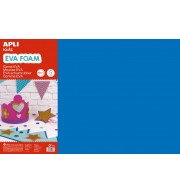 MOUSSE DE COULEUR BLEUE - PAQUET DE 5 PLANCHES 600X400X2mm