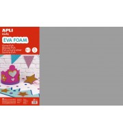 MOUSSE DE COULEUR GRISE - PAQUET DE 5 PLANCHES 600X400X2mm