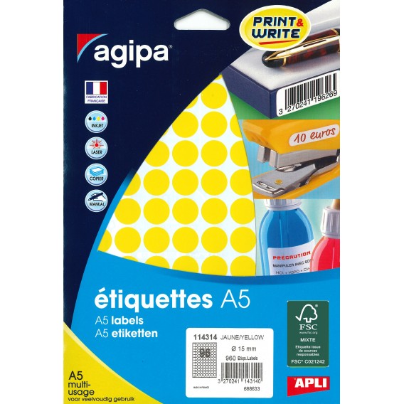 ETI114314-etiquettes-autocollantes-diam-15mm-jaunes---paquet-de-960