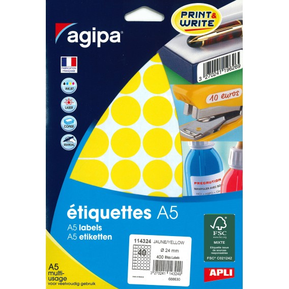 ETI114324-etiquettes-autocollantes-diam-24mm-jaunes---paquet-de-400