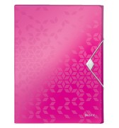 BOITE CLASSEMENT POLYPRO DOS 30mm LEITZ WOW ROSE