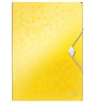 CHEMISE POLYPRO A ELASTIQUE LEITZ WOW JAUNE