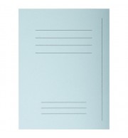 Paquet 50 chemises Forever® 220 100% recyclé avec impression - 24x32cm Bleu clair