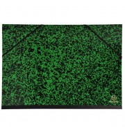 Carton à dessin Annonay avec élastiques 32x45 cm - Pour format A3 Vert