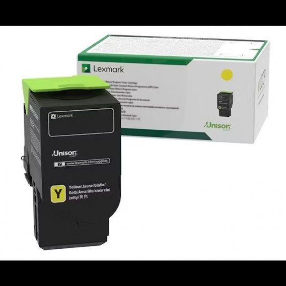 LEXMARK CARTOUCHE LASER 78C20Y0 JAUNE