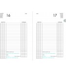 LECAS Agenda Perpétuel de caisse Journalier 14x22 cm