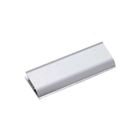 Rail pince aluminium auto-adhésive longueur 11,3 cm MAUL