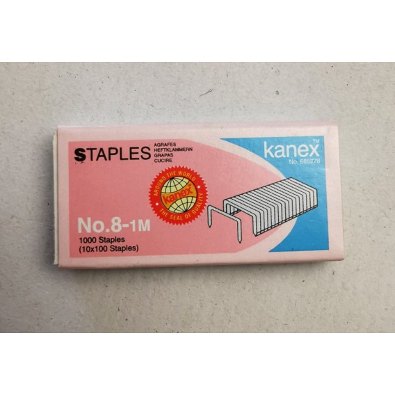 10 BOITES DE 1000 AGRAFES 21/4 - 48/4