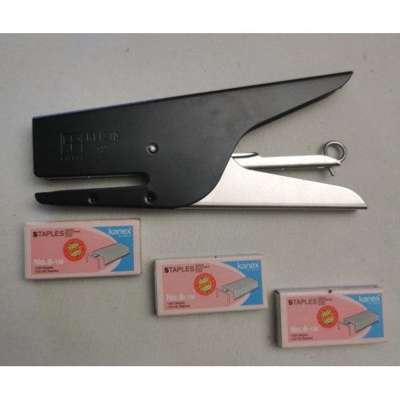 PINCE AGRAFEUSE KLIZIA + 3 BOITES 1000 AGRAFES 21/4