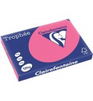 Ramette 250 feuilles Papier A3 fuchsia 120g - Clairefontaine Trophée 1319C