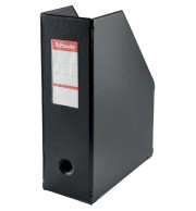 PORTE REVUES PVC DOS 100mm NOIR