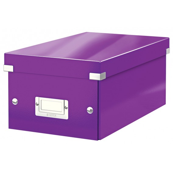 BOITE DE RANGEMENT CLICK'N STORE 190X135X320mm VIOLETTE