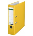 CLASSEUR A LEVIER LEITZ JAUNE - DOS 80mm