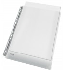 SACHET 3 POCHETTES A4 PERFOREES AVEC SOUFFLETS ET BORDS METALLIQUES