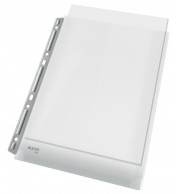 SACHET 3 POCHETTES A4 PERFOREES AVEC SOUFFLETS ET BORDS METALLIQUES