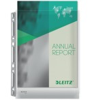 SACHET 3 POCHETTES A4 PERFOREES AVEC SOUFFLETS ET BORDS METALLIQUES