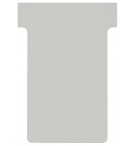 FICHES T INDICE 2 GRIS - PAQUET DE 100
