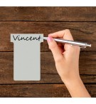 FICHES T INDICE 2 GRIS - PAQUET DE 100