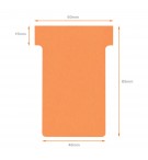 FICHES T INDICE 2 ORANGES - PAQUET DE 100