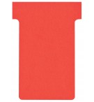 FICHES T INDICE 2 ROUGES - PAQUET DE 100