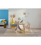 COUSSIN DE SIEGE ORTHOPEDIC LEITZ JAUNE